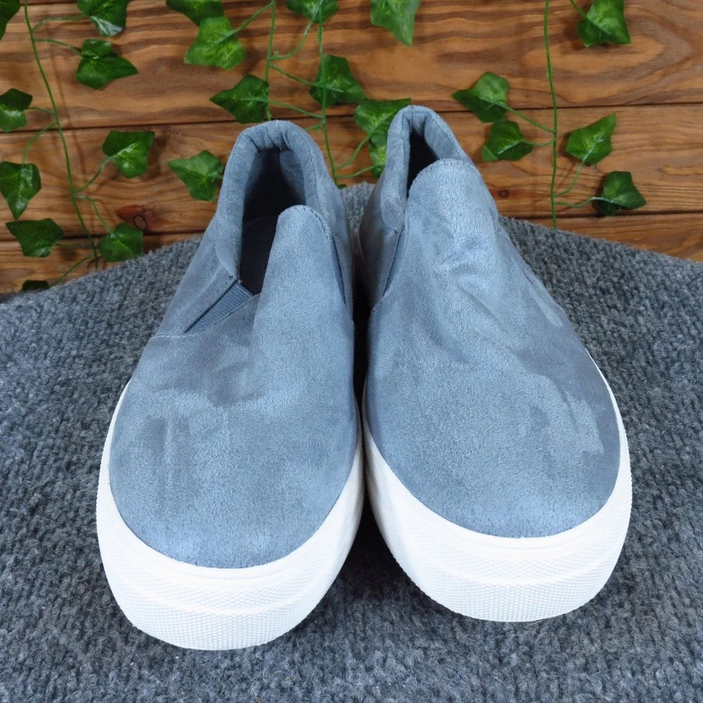 Soda Women Casual Slip On Sneaker Sz 8‎ Everyday Walking Blue Synthetic Platform